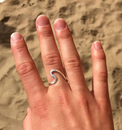 Almond Bird Almond Bird Wave Ring