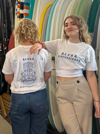 Aloha Label Aloha Delfts Blauw Tiki T-shirt