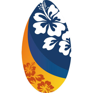 Aloha Label Skimboard Flower Blue/Orange 94cm