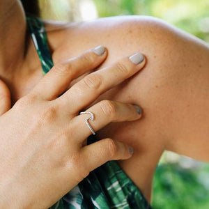 At Aloha At Aloha Twister Wave Ring