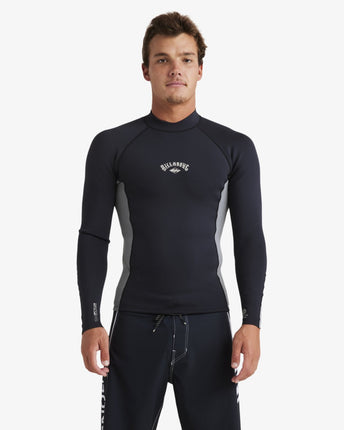 Billabong Billabong Absolute Natural 1mm Heren LS Neopreen Top Alloy