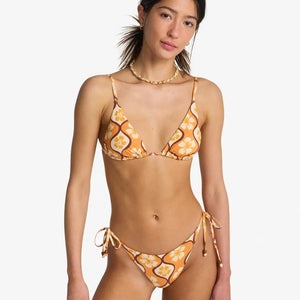 Billabong Billabong Dames Sol Groove Tanga Bikini Bottom Tangerine