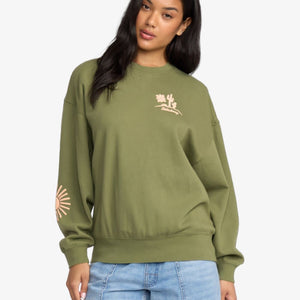 Billabong Billabong Dames Sun Wave Livin Kendal Sweater Luv Army