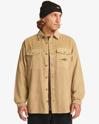 Billabong Billabong Heren Bong Days LS Shirt Khaki