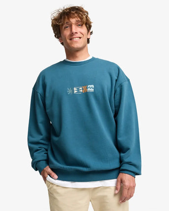 Billabong Billabong Heren Core Lord Sweater Real Teal