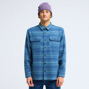 Billabong Billabong Heren Offshore Jacquard Flannel Real Teal