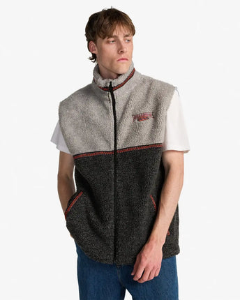 Billabong Billabong Heren Since 73 Tombstone Fleece Vest Black Heather