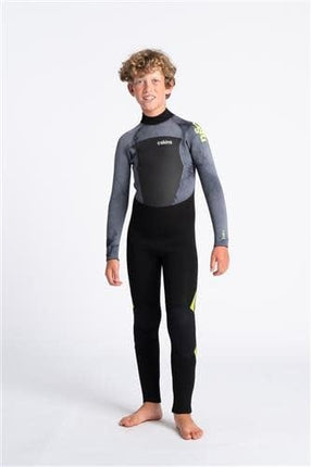 C-Skins C-Skins C-Legend 5:4:3 Junior GBS Back Zip Steamer-BK-BKTD-LI-J2XL