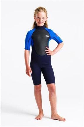 C-Skins C-Skins CS- Element 3:2 Jnr Unisex Shorti-SLATE-CYAN-MULTI