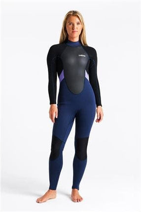 C-Skins C-Skins CS- Element 3:2 Womens Steamer-BLUESTONE-LILAC-BLACK