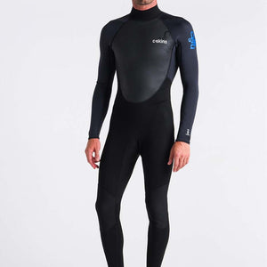 C-Skins C-Skins Element 3/2 Heren Wetsuit Black Cyan