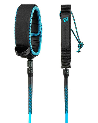 Creatures of Leisure Creatures 9ft Longboard Knee Leash Black Cyan