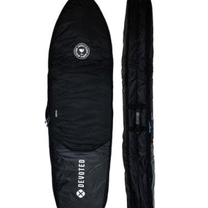 Devoted Devoted Fish 10mm Double Boardbag 6'7" (1-2 Boards) Black
