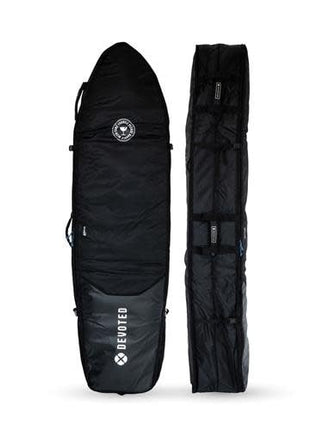 Devoted Devoted Fish 10mm Quad Boardbag 7'1"(2-4 Boards) Black