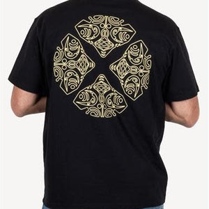 Devoted Devoted Printed Samoan Tee 200gr Black