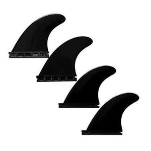 Devoted Devoted Quad Fin Set Single Tab Black