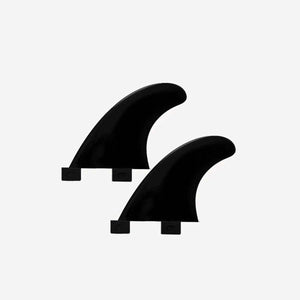 Devoted Devoted Sidebite Fin Set Nylon Dual Tab Black