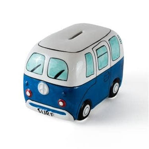 Devoted Devoted Surf Van Piggy Bank Blue
