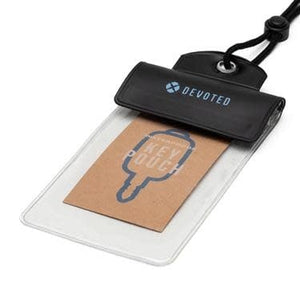 Devoted Devoted Waterproof Key Pouch Transparant