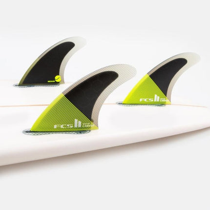 FCS FCS II Carver PC Acid/Black Thruster Fins