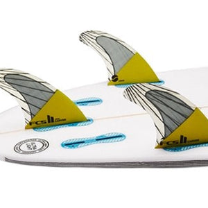 FCS FCS II Carver PC Carbon Yellow Thruster Fins