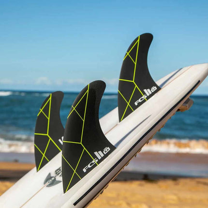 FCS FCS II Kolohe Andino PC Black/Acid Thruster Fins