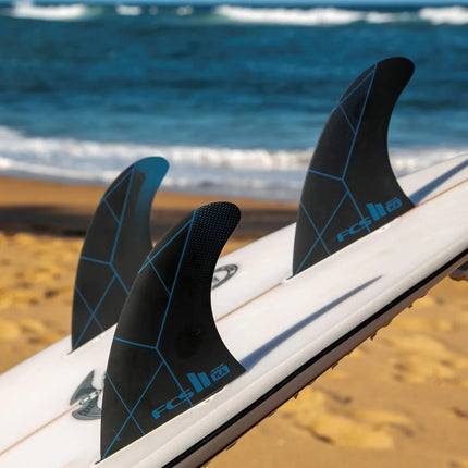 FCS FCS II Kolohe Andino PC Black/Blue Thruster Fins