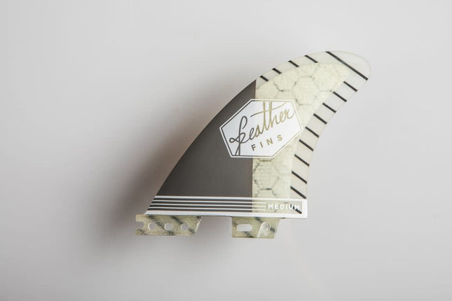 Feather Fins Feather Fins Click Tab Superlight Thruster Fins Gray