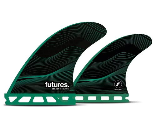 Futures Fins Futures F8 RTM Hex Legacy Quad Fins Green