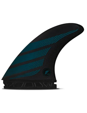 Futures Fins Futures FAm2 Alpha Thruster Fins Carbon Petrol Blue