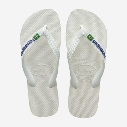 Havaianas Havaianas Brasil Logo Slippers White