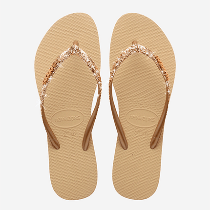 Havaianas Havaianas Slim Glitter II Sand/ Grey Slippers