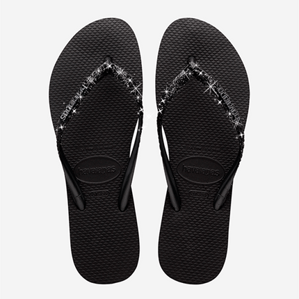 Havaianas Havaianas Slim Glitter II Slippers Black