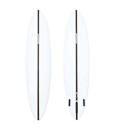 Hayden Shapes Haydenshapes Mid Length Glider PU - Futures - 2 + 1 Fin 8'1 Clear