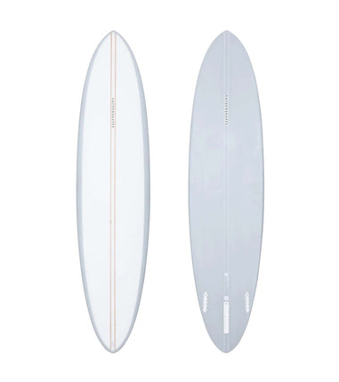 Hayden Shapes Haydenshapes Mid Length Glider PU - Futures - 2 + 1 Fin 7'7 Blue Tile