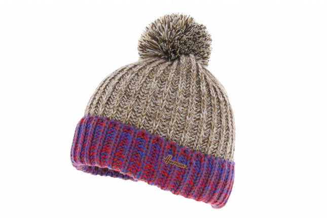 Herman Headwear Herman Justin Bruin/Kastanje Bruin/Paarse Muts
