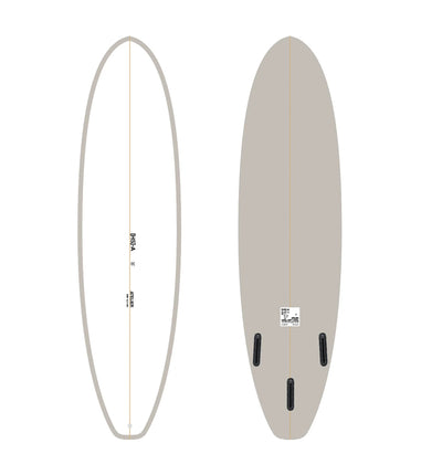 HS Atelier HS Atelier Mini Mal PU - Futures - 3 Fin - Bone