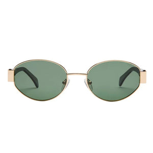 I-Sea I-Sea Lennox Zonnebril Gold Acetate / Green Polarized Lens