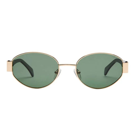I-Sea I-Sea Lennox Zonnebril Gold Acetate / Green Polarized Lens