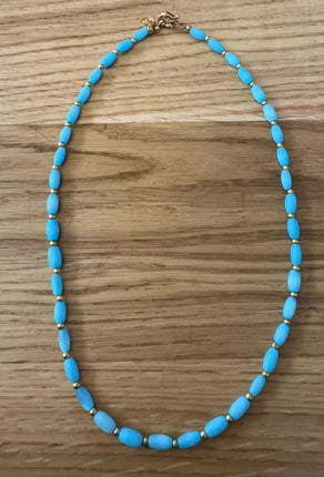 Laguna Treasures Laguna Treasures Bonaire Ketting Blauw Goud