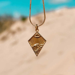 Laguna Treasures Laguna Treasures Oceaan Ketting Follow The Sun Goud