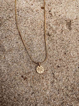 Laguna Treasures Laguna Treasures Oceaan Ketting Mini Palm Goud