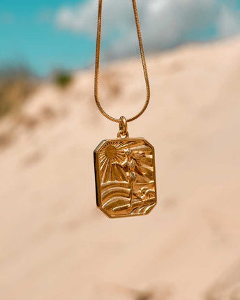 Laguna Treasures Laguna Treasures Oceaan Ketting Surfgirl Goud