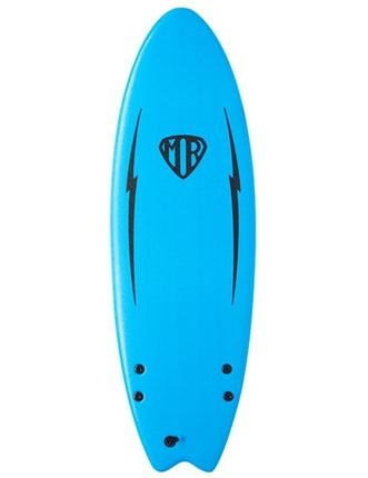 Ocean & Earth Ocean & Earth Ezi Rider Softtop Twin Fin 5'6" Dazzling Blue
