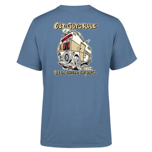 Old Guys Rule Old Guys Rule Been Around The Block T-shirt III Navy