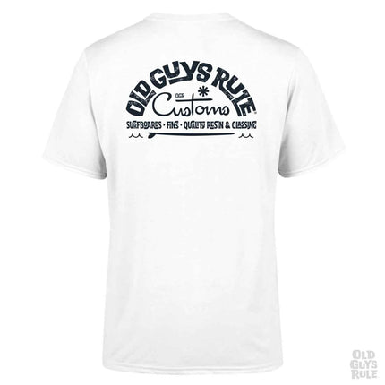 Old Guys Rule Old Guys Rule Custom Surf Shop T-shirt White