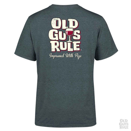 Old Guys Rule Old Guys Rule Improved With Age Tee Dark Heather