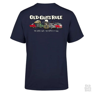 Old Guys Rule Old Guys Rule Parking Lot T-shirt III Navy