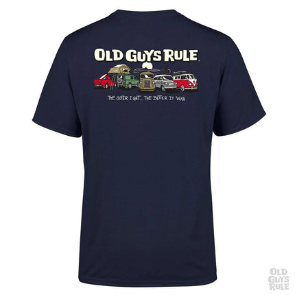 Old Guys Rule Old Guys Rule Parking Lot T-shirt III Navy