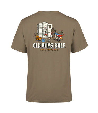 Old Guys Rule Old Guys Rule Shed Happens Tee Prairie Dust
